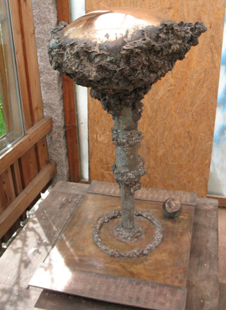 kurz-Baum der Erkenntnis II'2011, Bronze, Hoe!he 86 cm.JPG